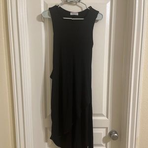 Cute asymmetrical little black dress